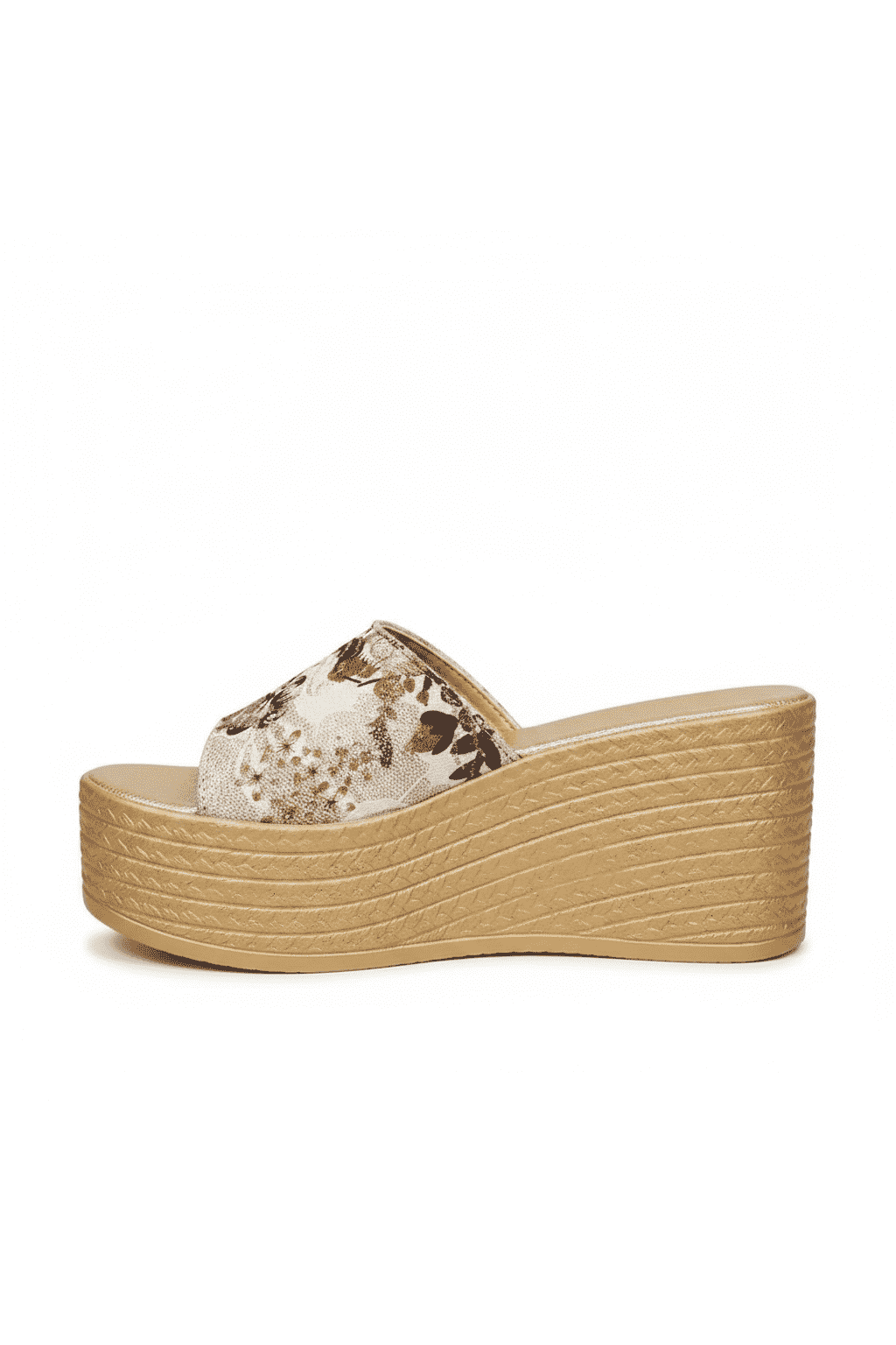 Golden Hour Bloom open toe Platform sandals