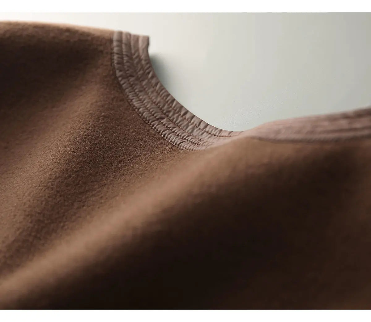 Wollmantel mit Kordelzug, tailliert 