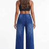 High-Waisted Wide Leg Jeans