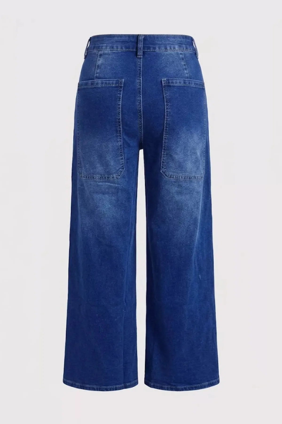 High-Waisted Wide Leg Jeans