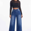 High-Waisted Wide Leg Jeans