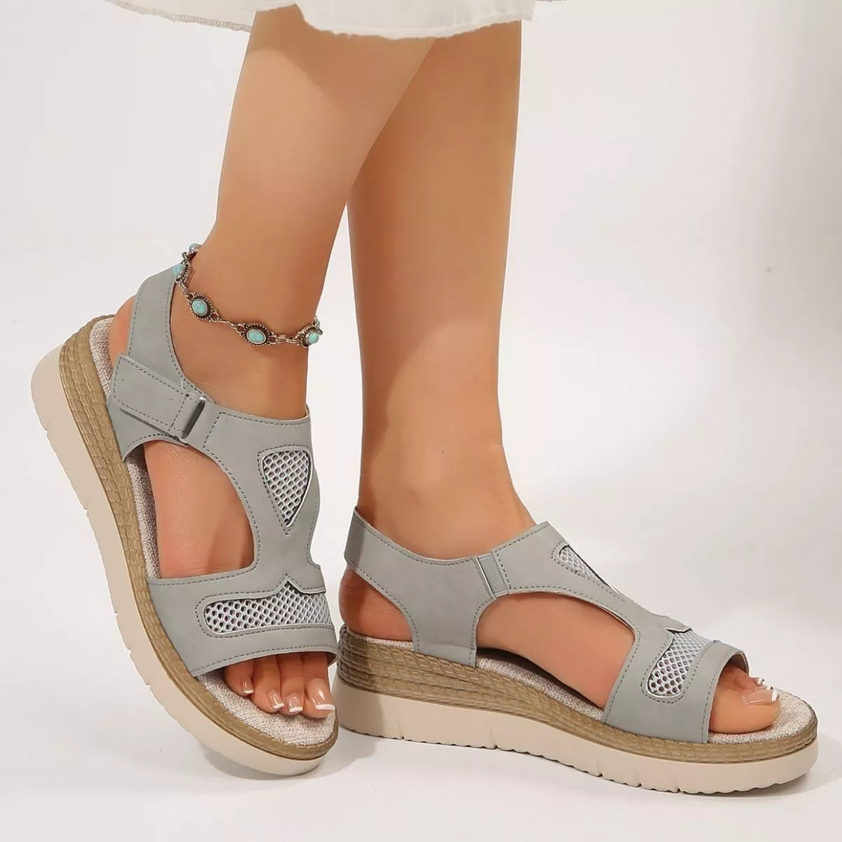 Island Breeze Comfort Open Toe Platforms