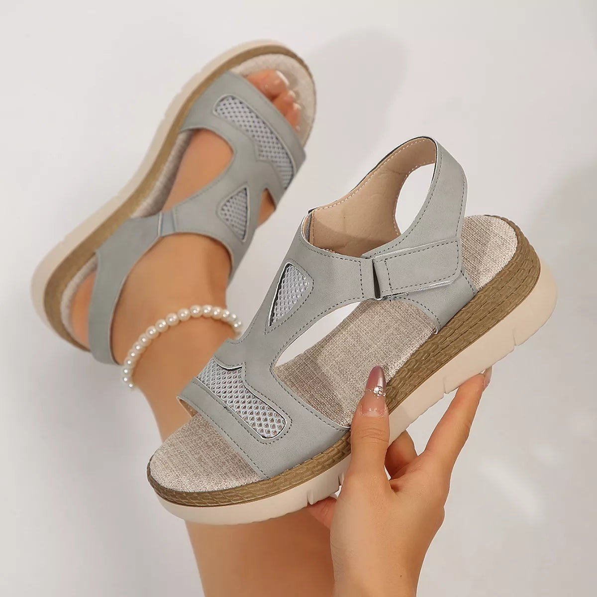 Island Breeze Comfort Open Toe Platforms