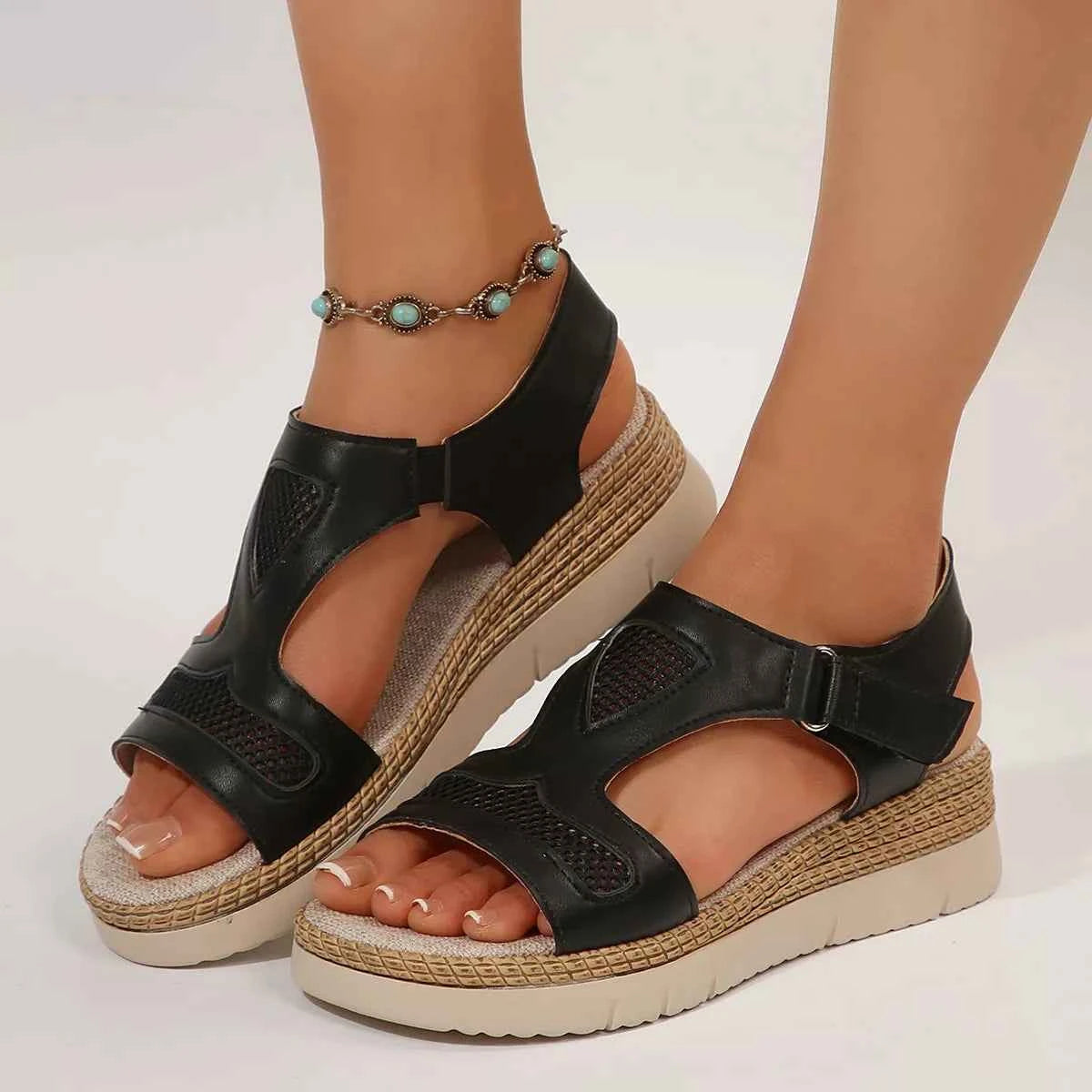 Island Breeze Comfort Open Toe Platforms