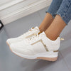 Lace Up Wedge Glow Street Sneakers