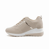 Lace Up Wedge Glow Street Sneakers