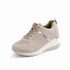 Lace Up Wedge Glow Street Sneakers
