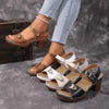 Midnight Charm Comfort Open Toe Heels