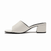 Midnight Luxe Croc Mule open Toe Block Heels