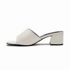 Midnight Luxe Croc Mule open Toe Block Heels