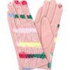Multi Color Yarn Pattern Smart Touch Gloves