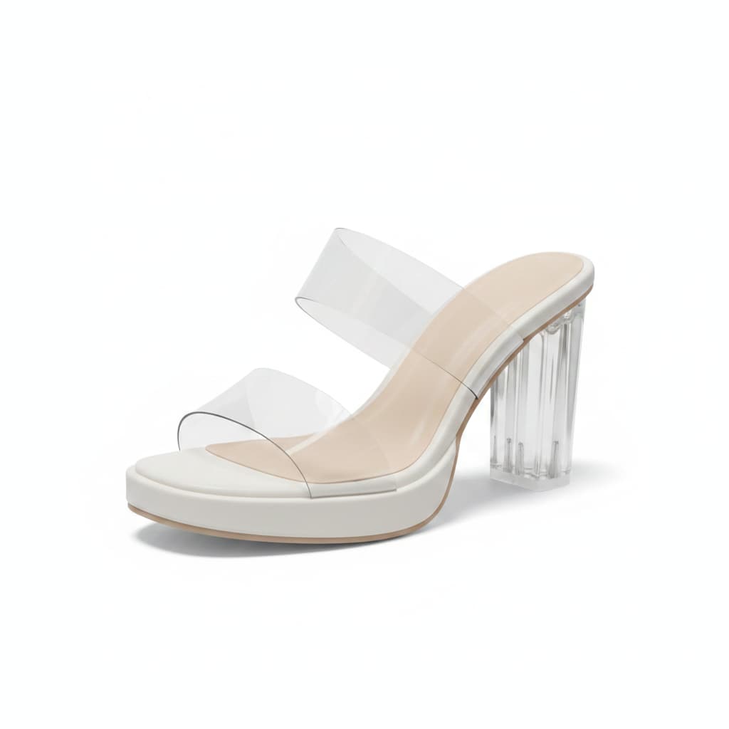 Crystal Clear Intent Heels