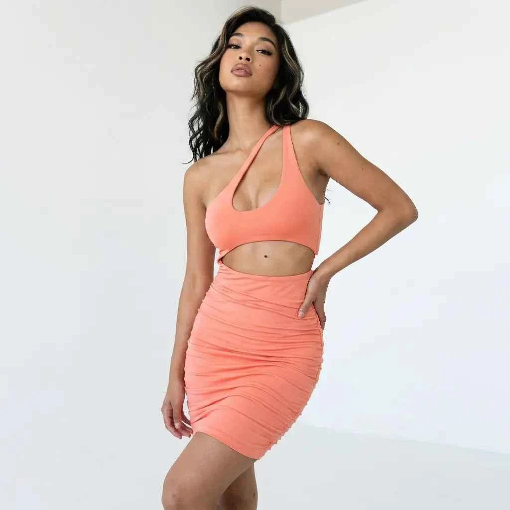 Not Your Average Cut-out Front Bodycon Mini Dress