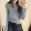 Ladies' Round Neck Hollow Sweater