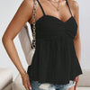 Always On Time Lace Chiffon Top