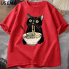 T-shirt graphique Noodle Meowster 