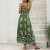 Retro Bloom Boho Dress