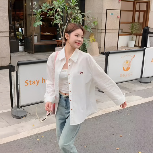 Sweet Stitch Bow Shirt