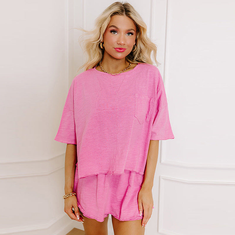 Robe à volants blush