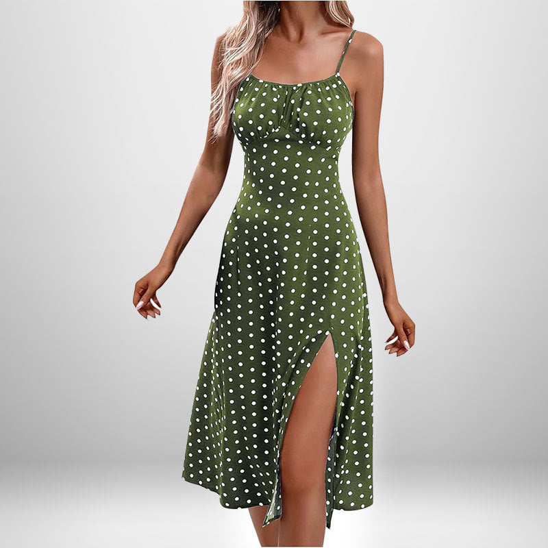 Sundown Glow Sling Dress"