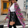 Foxy  Leopard Print Imitation Fur  Coat