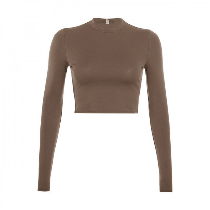 Basic Energy Langarm-Crop-Top