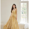 Golden Petal Dress