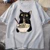 T-shirt graphique Noodle Meowster 