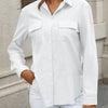 Chic Cotton Button-Up Loose Shirt