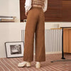 Velvety Brown Vintage Pants