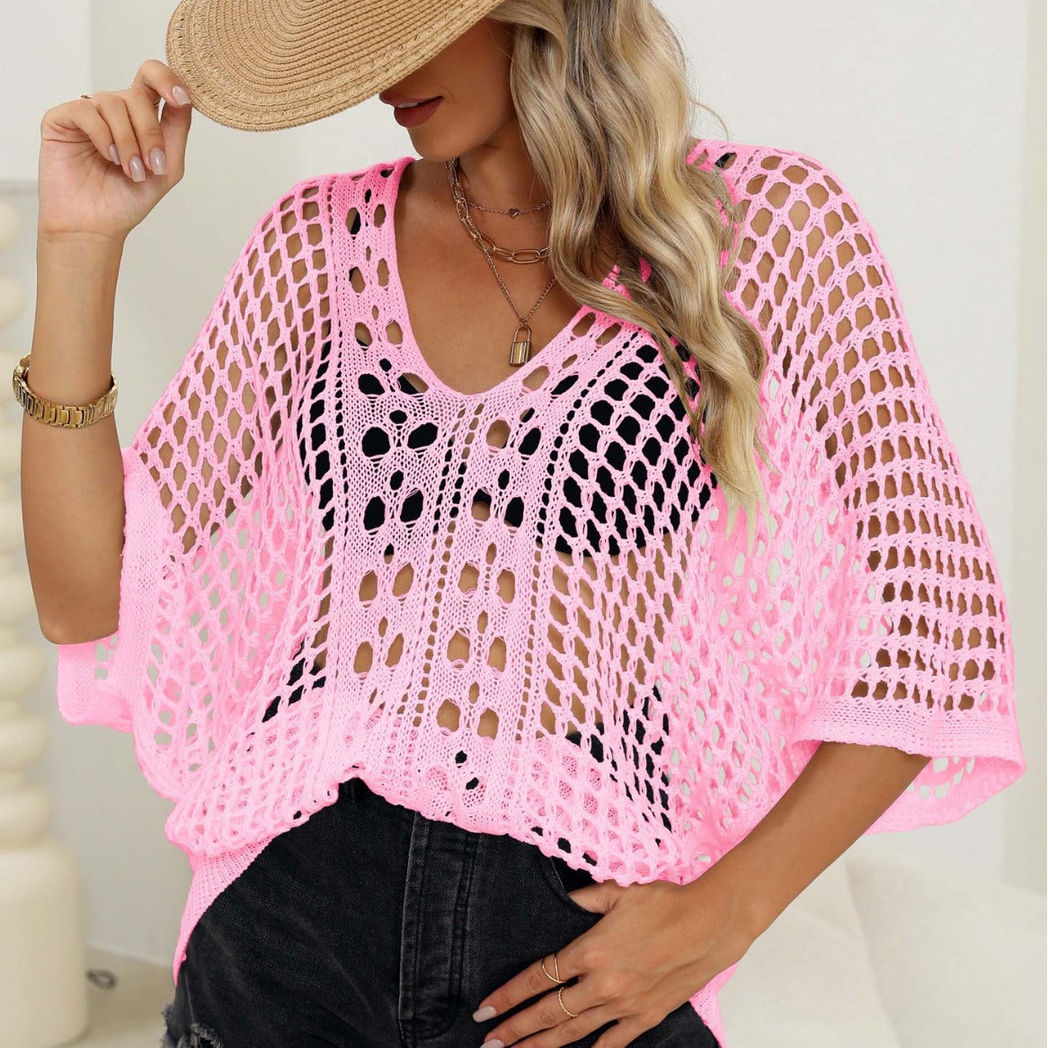 Coastal Breeze Batwing Cover Up
