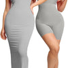 Curve Architect – Shapewear Sculpting Romper Dress with Chest Pads