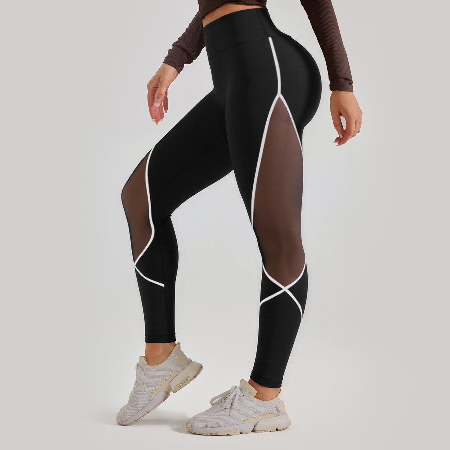 Up & Active Mesh Panel Leggings