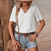 Serene Grace Lace V-Neck Top