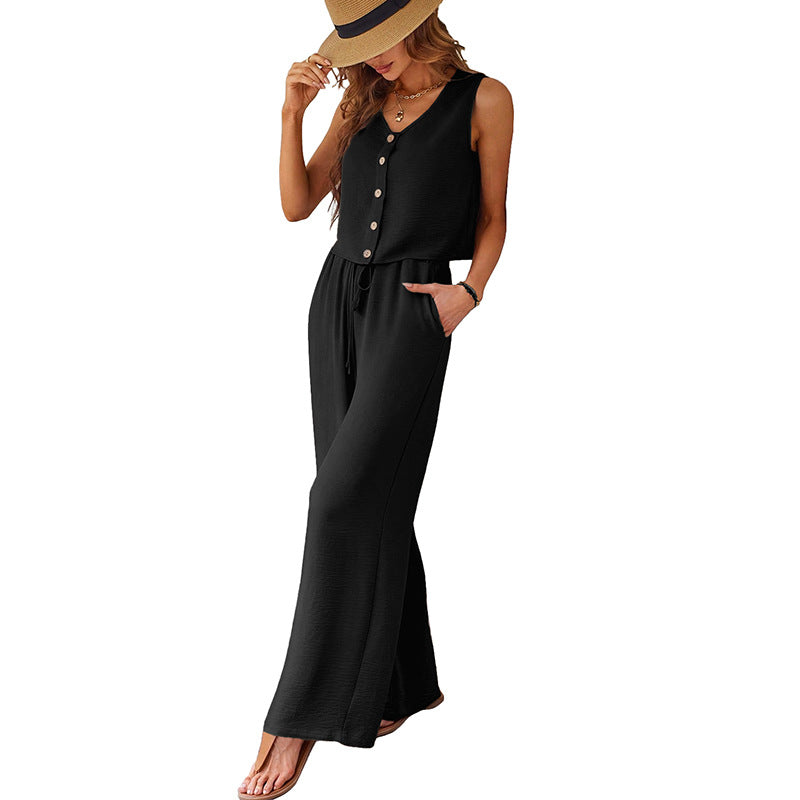 Sophisticated Pleated Two-Piece Suit for Women