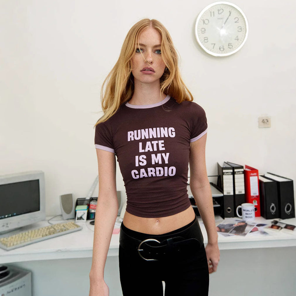 Haut imprimé anglais Urban Edge Street Style