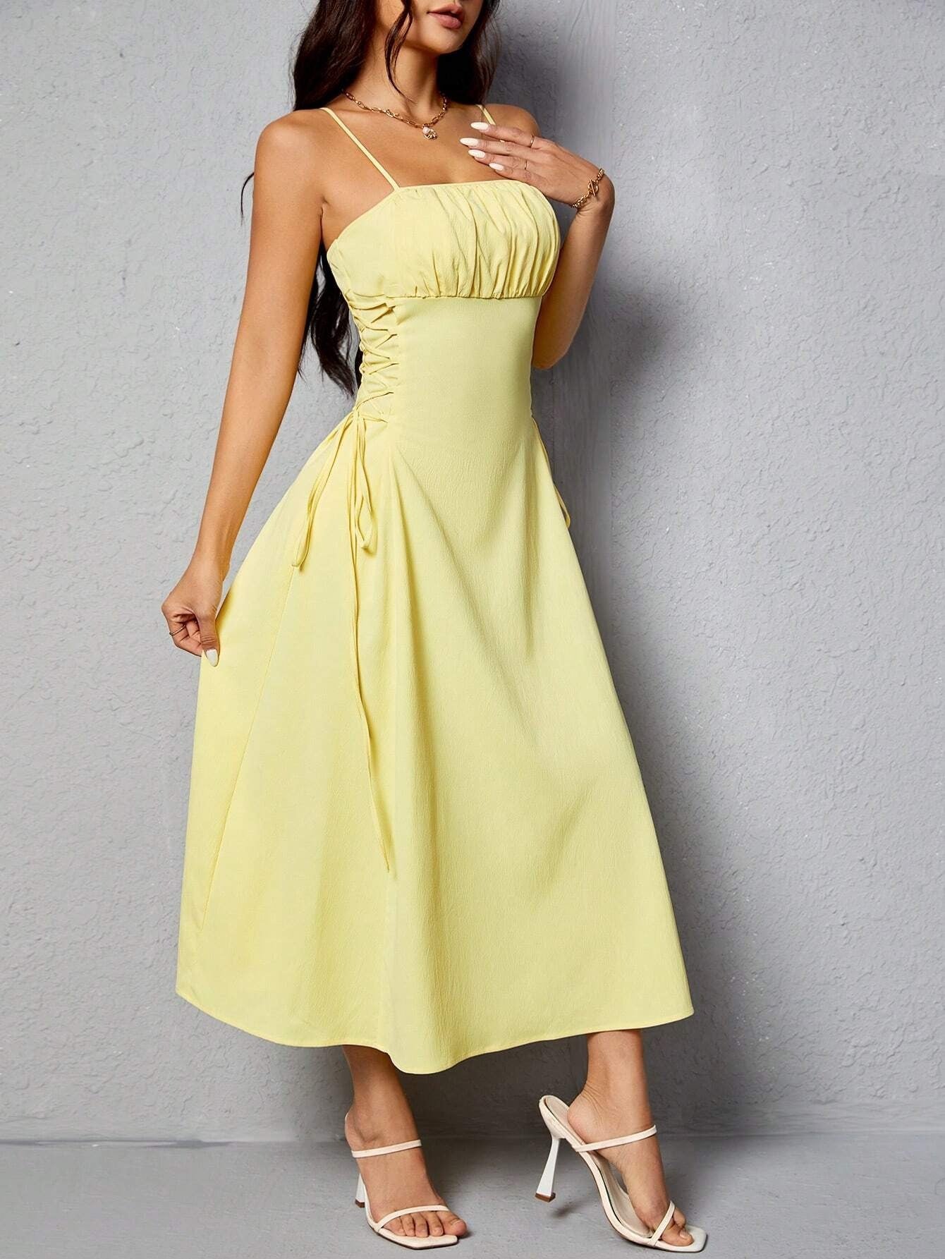 Isla Allure Spaghetti Straps Long Dress