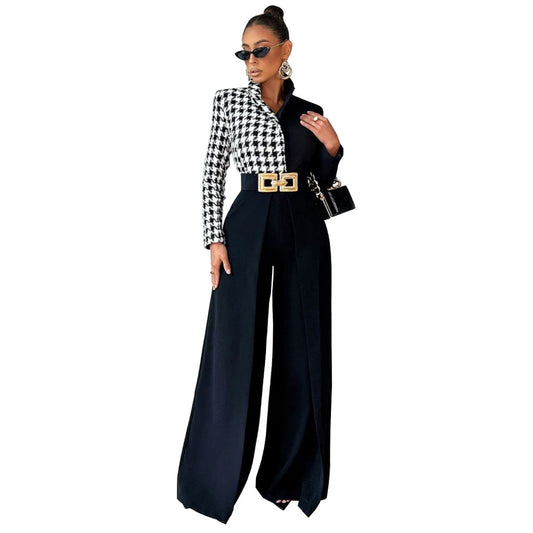 Elegant Power Statement  Pleated Wide-Leg Pants