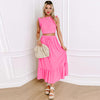 Blush Charm Ruffle Two-Piece Set