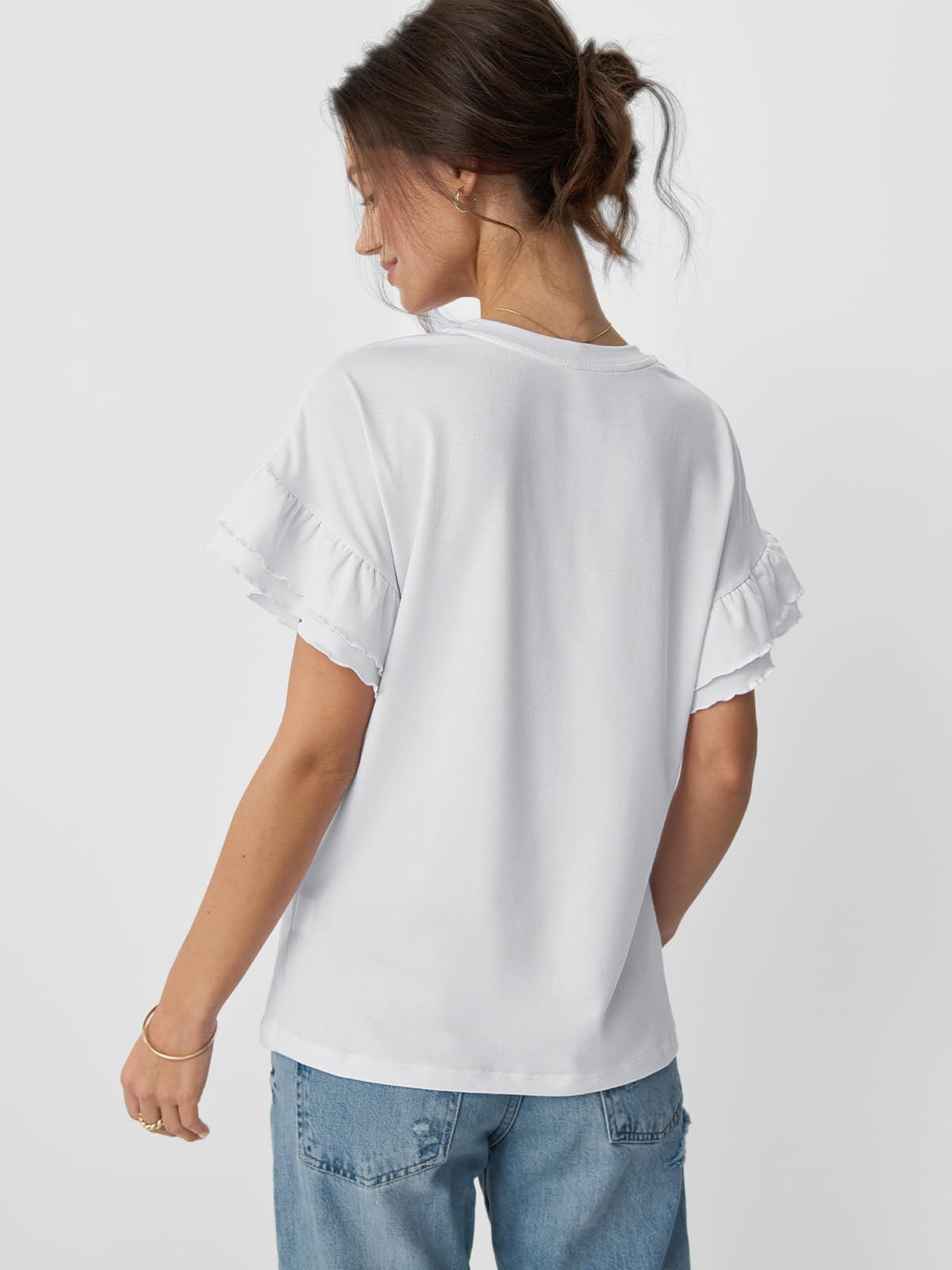Calm Edge Ruffle Tee