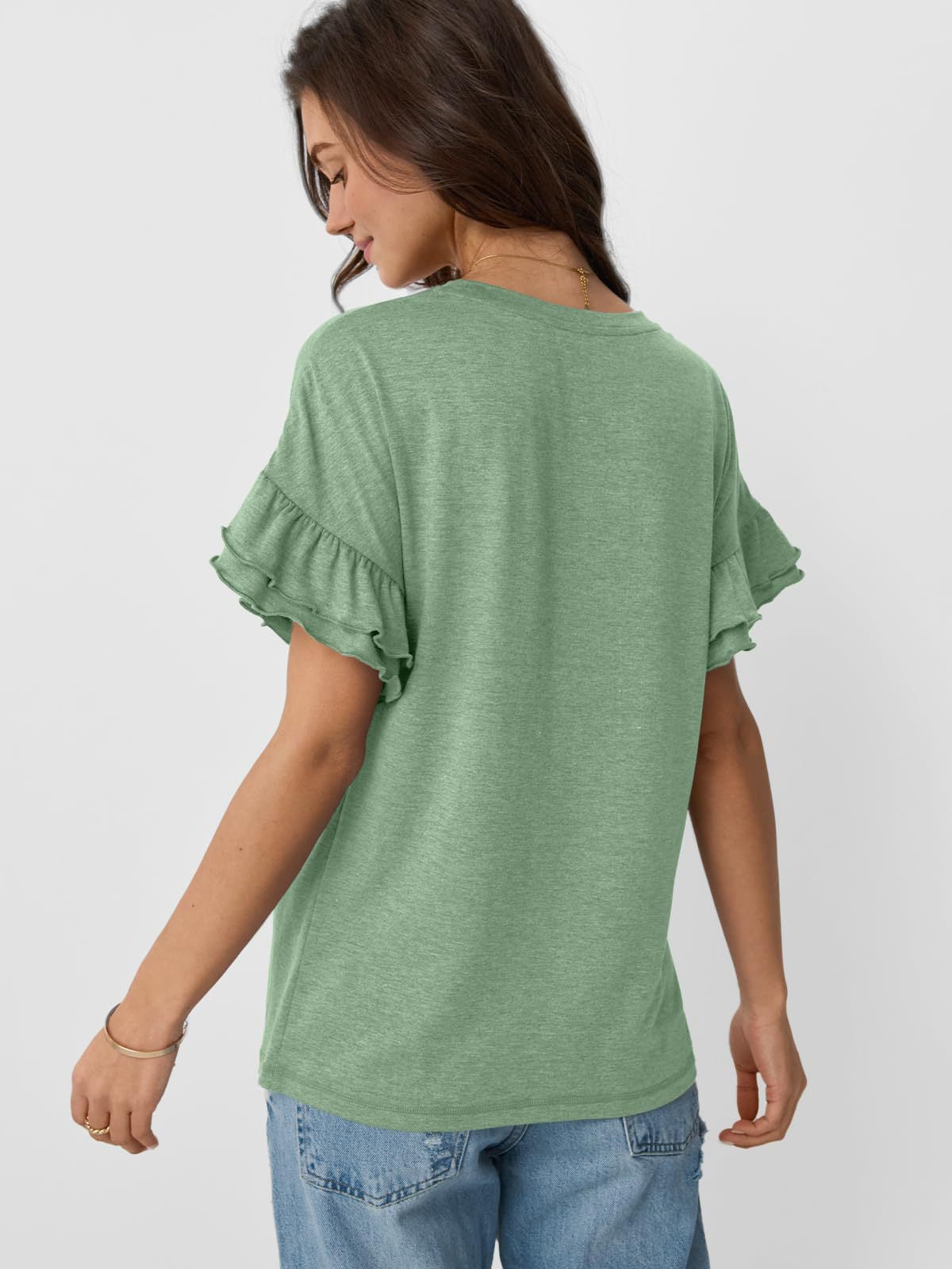 Calm Edge Ruffle Tee