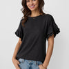 Calm Edge Ruffle Tee