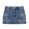 Raven  Denim Mini Skirt