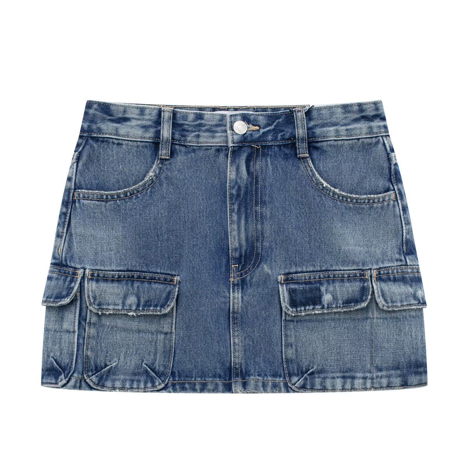 Raven  Denim Mini Skirt