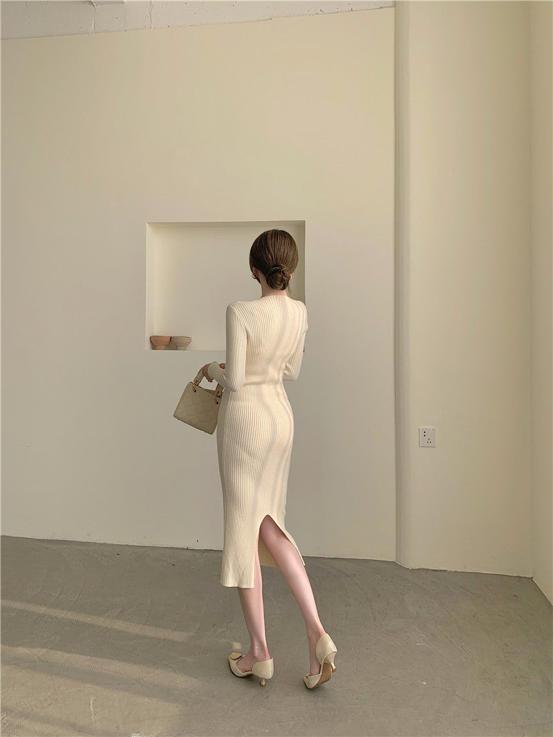 Ivanna Knit Layered Dress Set