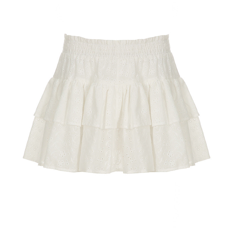 Sara Ruffle Tiered Mini Skirt