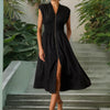 Femme Placket Forme Dress