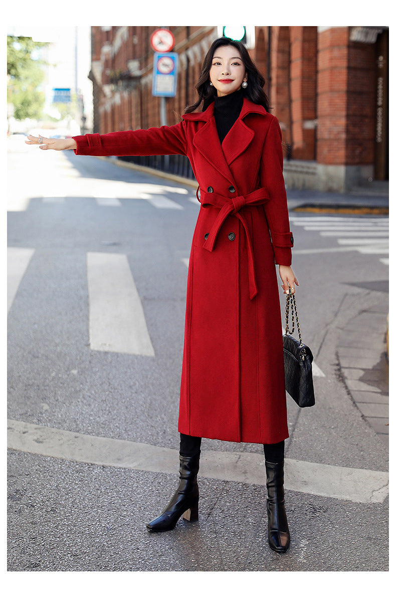 Monrovia Suit Collar Trench Coat