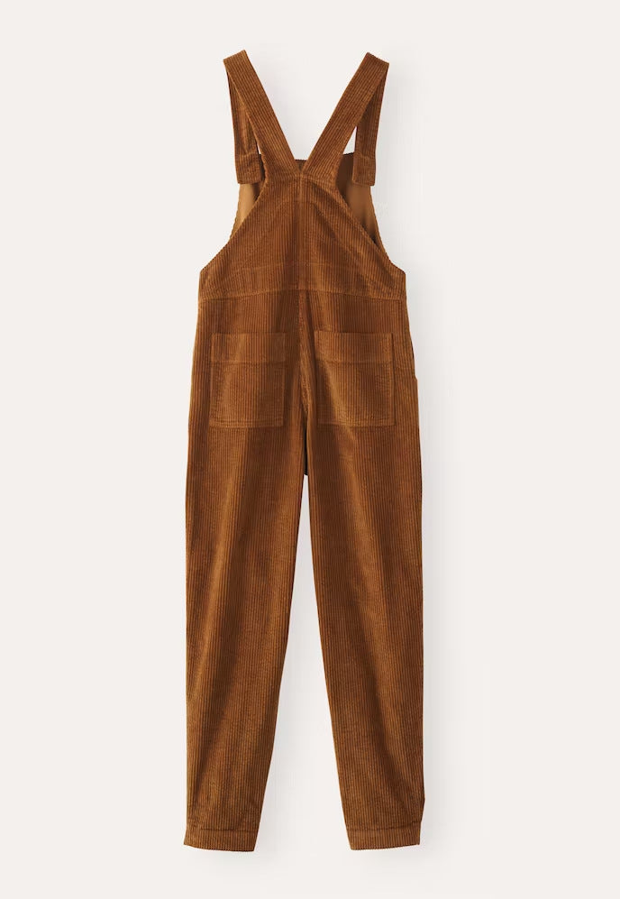 Corduroy Bib Overalls for Women