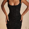 Elegantes schulterfreies Tube-Top-Fishtail-Kleid